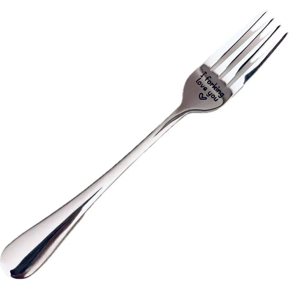 NWT Gorgeous “I Forking Love You” Great Anniversary, Valentine’s Funny Fork Gift